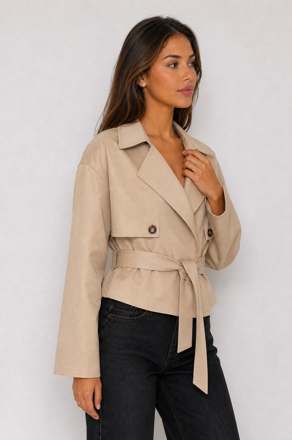 Ginevra Trench Cachi