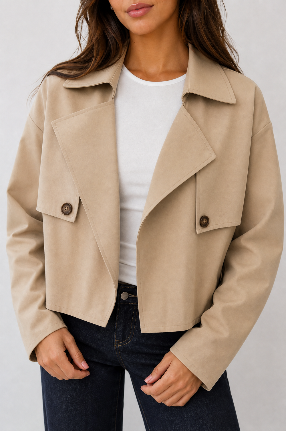 Ginevra Trench Cachi