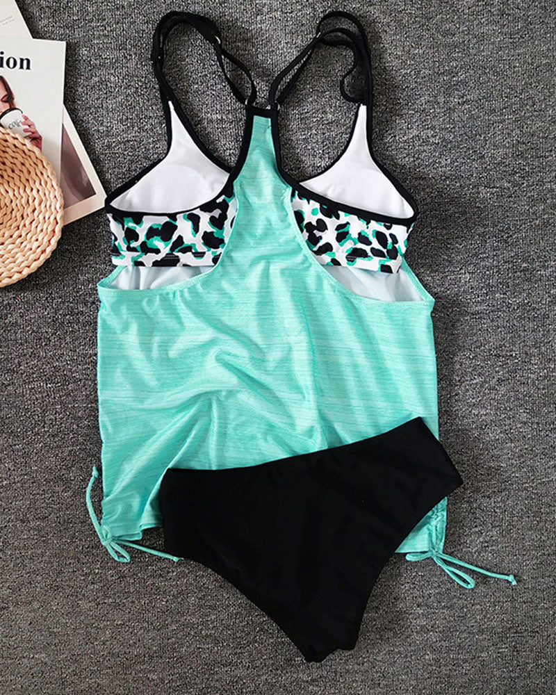 Augustus | Tankini con stampa leopardata