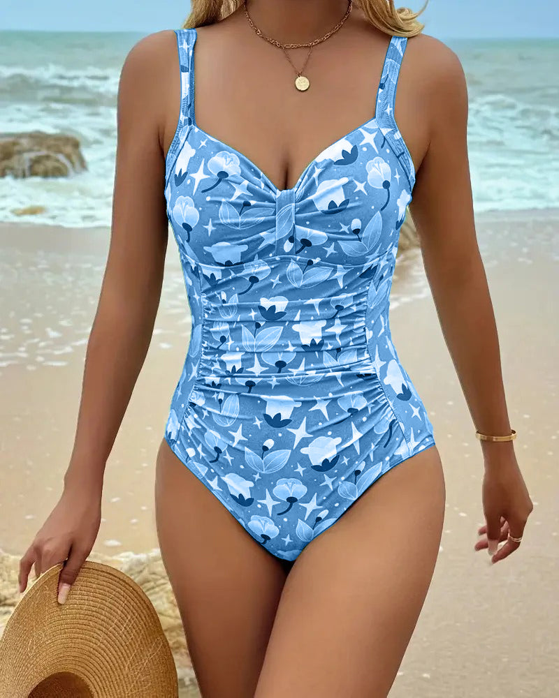 Clara | Tankini stampato intero