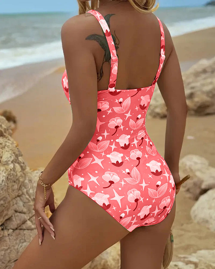 Clara | Tankini stampato intero
