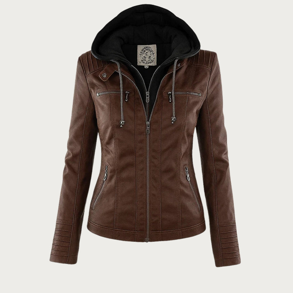 Flavia | Giacca in Pelle Robusta ed Elegante