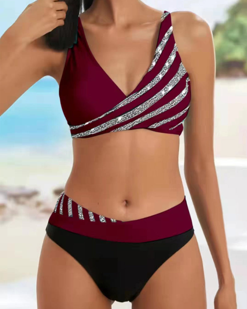 Mona | Bikini fantasia nei toni caldi che valorizza
