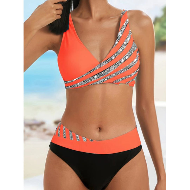 Zoë | Top bikini stampato stile halter