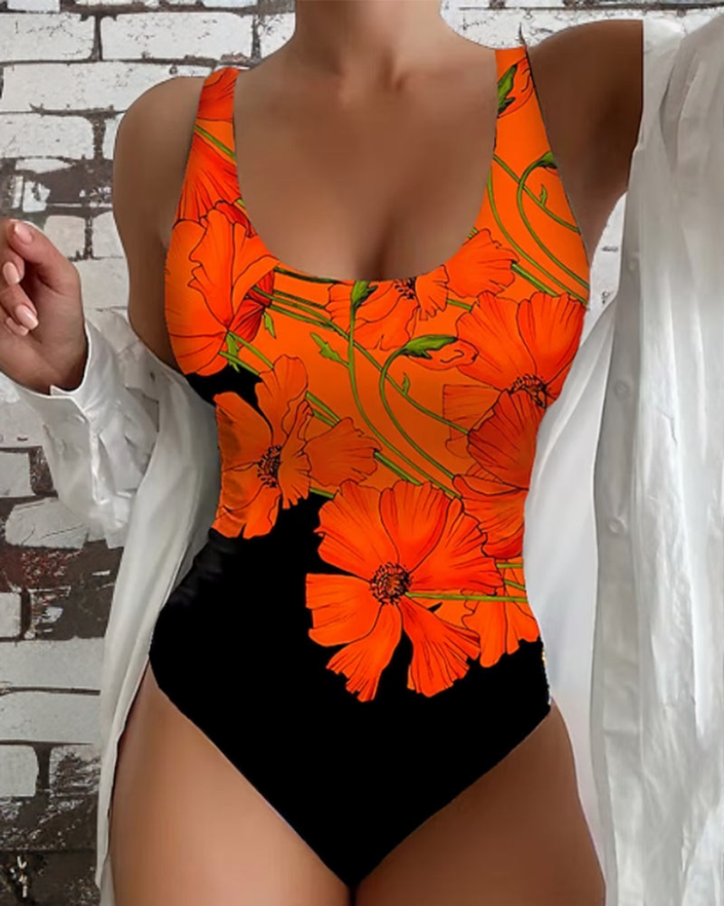 Lucy | Costume intero elegante con stampa floreale