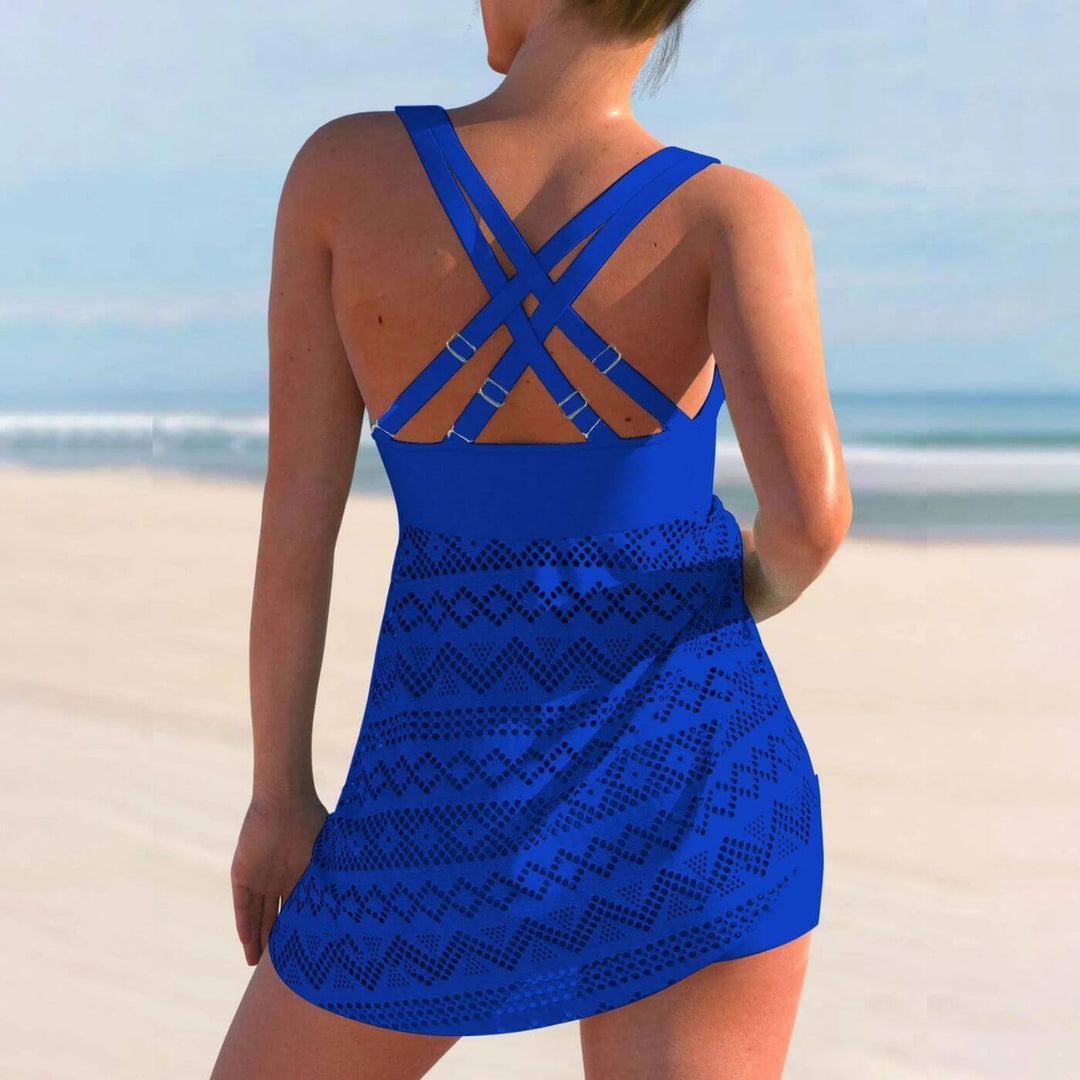 Isabel | Tankini con gonna che copre pancia, fianchi e cosce