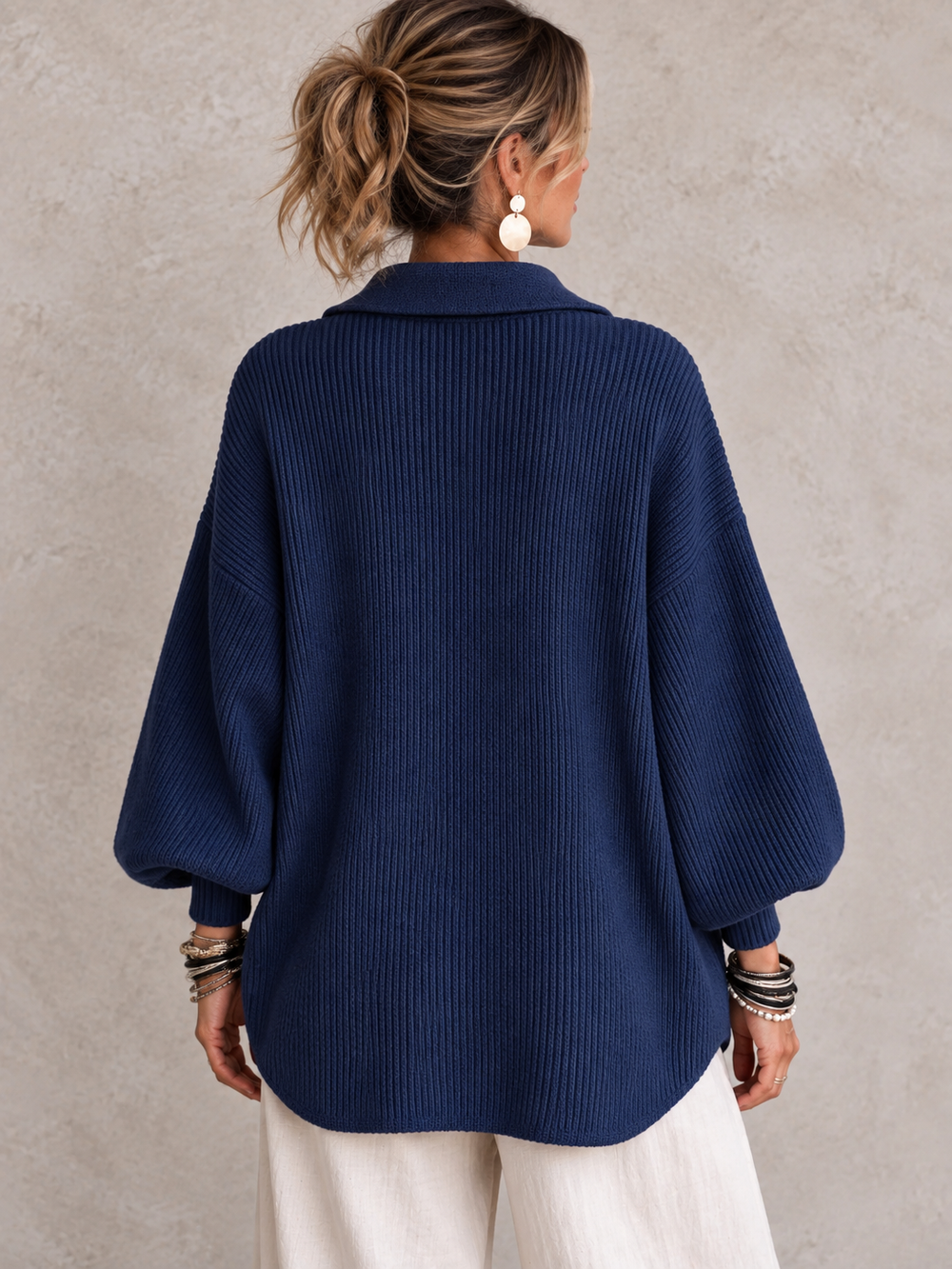 Orla Cardigan Blu scuro